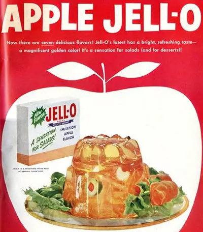 jell flavors celery discontinued apple strangest used there imitation