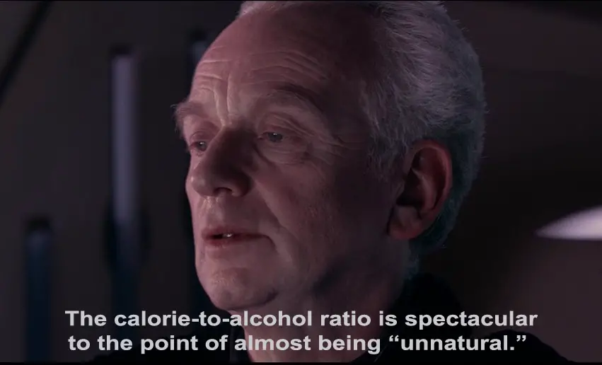 The word "unnatural" in reference to Sith Lord's monologue in Star Wars movie.