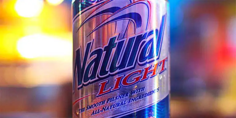 A can of Natural Light beer.