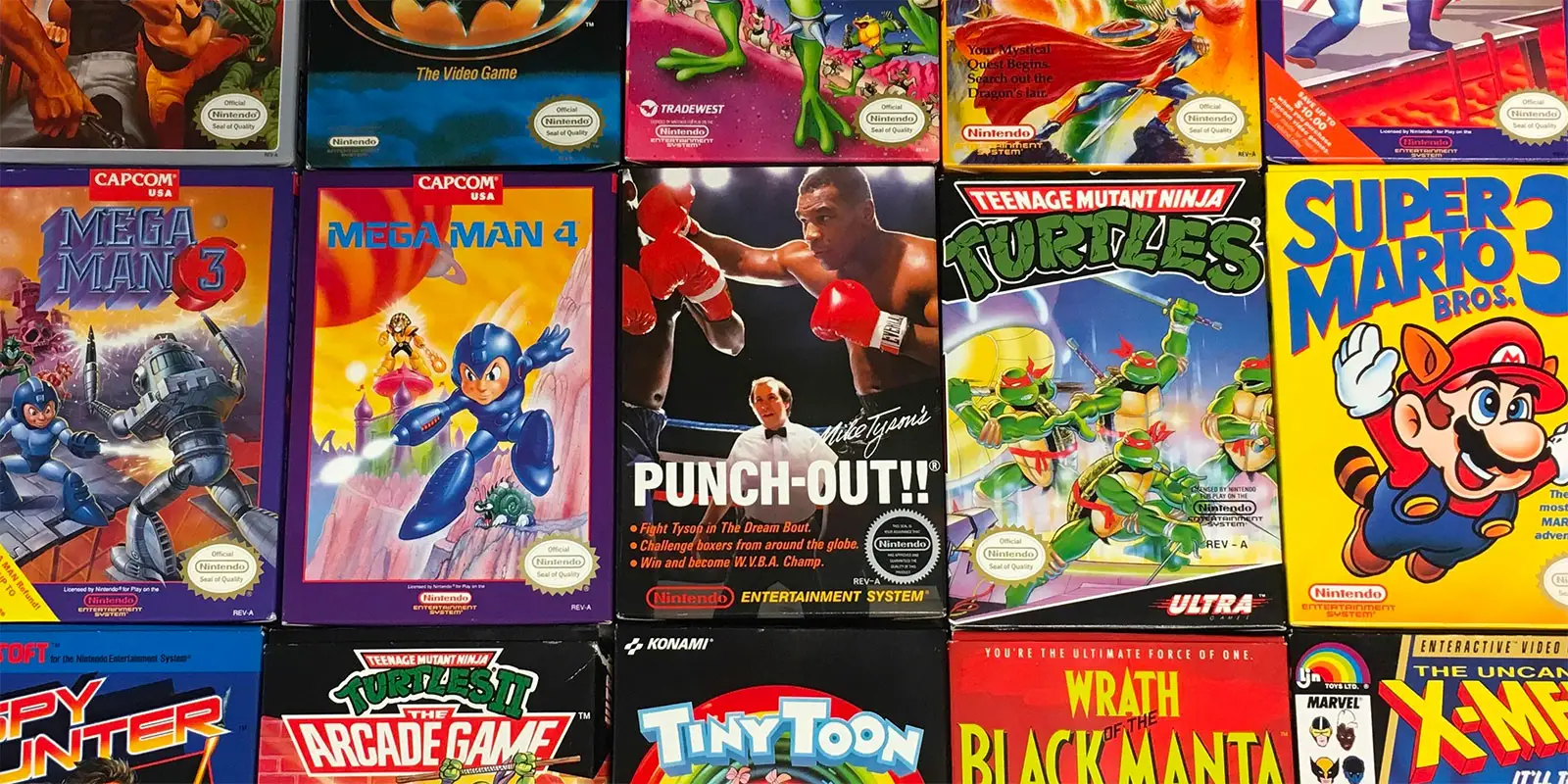 nes game boxes