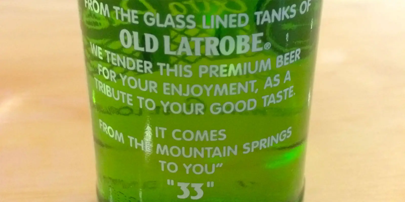 11 Theories About the Mysterious "33" On Rolling Rock Bottles - 11 Points