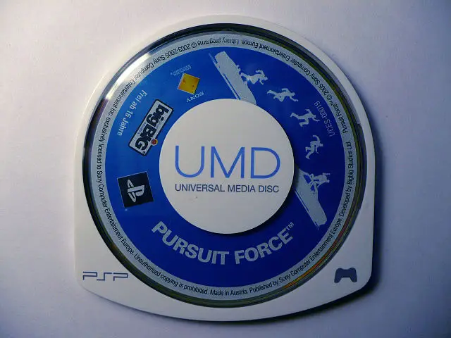 Universal Media Disc for PlayStation.