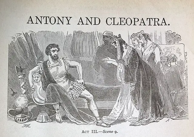 A play by William Shakespeare titled Antony and Cleopatra where "bubukle", one of the many words shakespeare invented can be found.