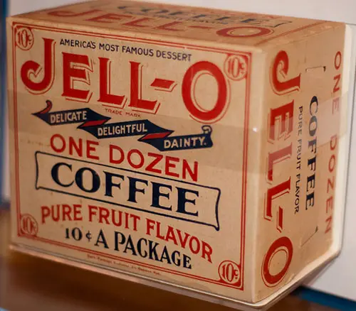Coffee Jell-O flavor.