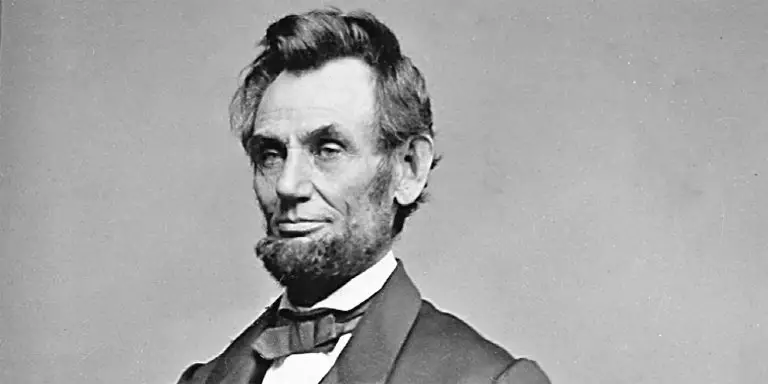 American president Abraham Lincoln.