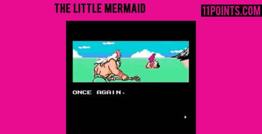 A little bit of video game nudity in 7 | The Little Mermaid, where it kinda shows a lot of Arial's buttocks.
